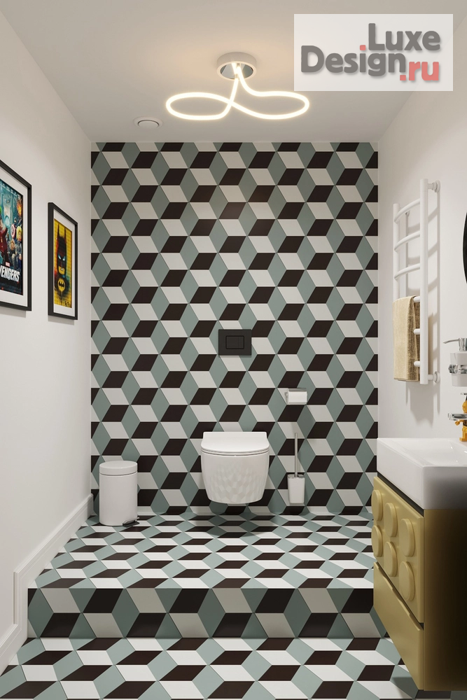 Дизайн интерьера коттеджа "Элегантный шик" (фото 59)