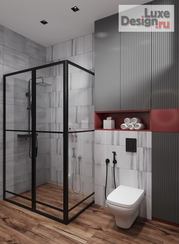 Дизайн интерьера коттеджа "Осеннее солнце" (фото 6) от дизайнера Грушева Мария Алексеевна Дизайн интерьера коттеджа "Осеннее солнце" (фото 6)