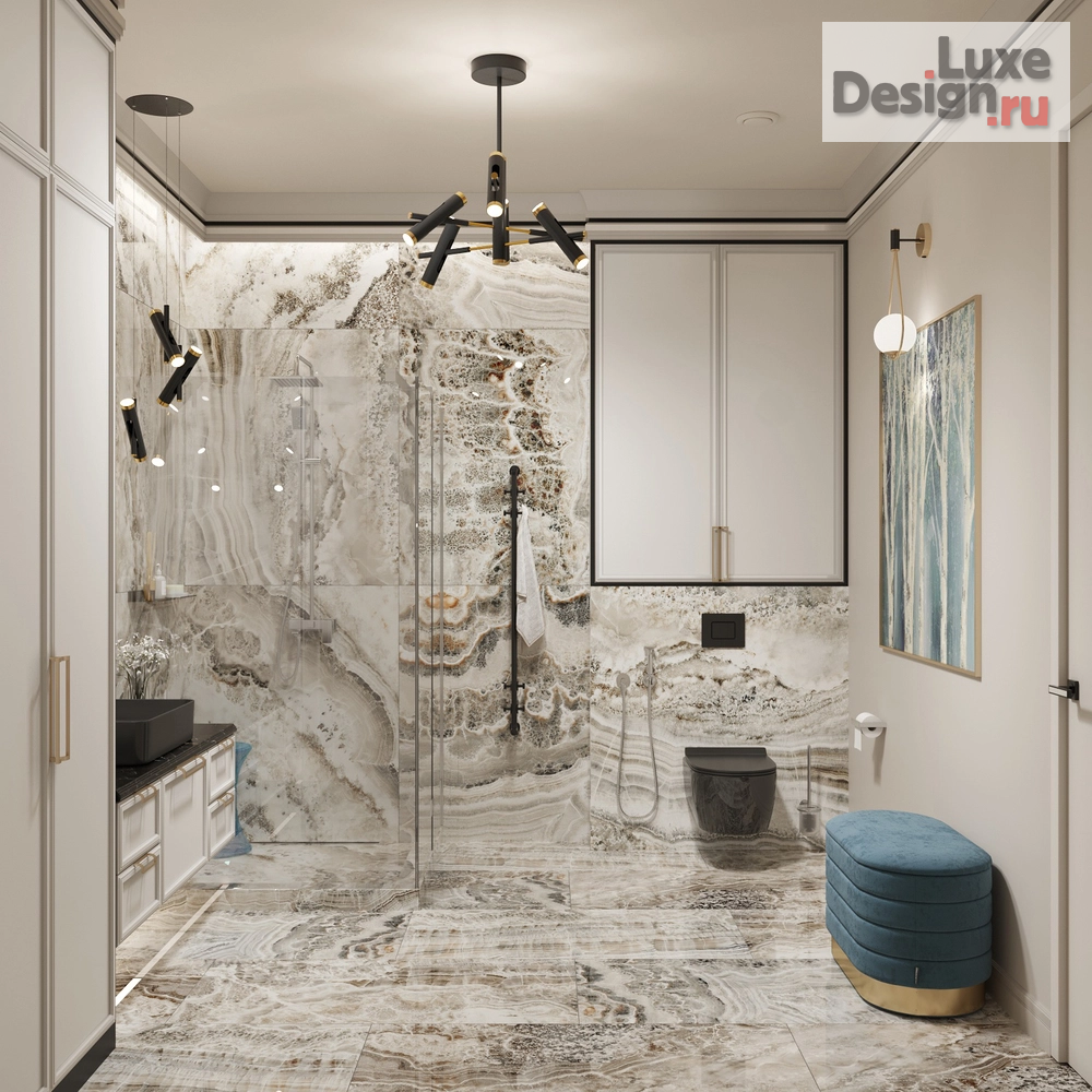 Дизайн интерьера коттеджа "Элегантный шик" (фото 19)