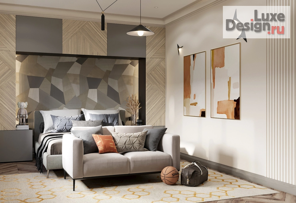 Дизайн интерьера коттеджа "Элегантный шик" (фото 42)