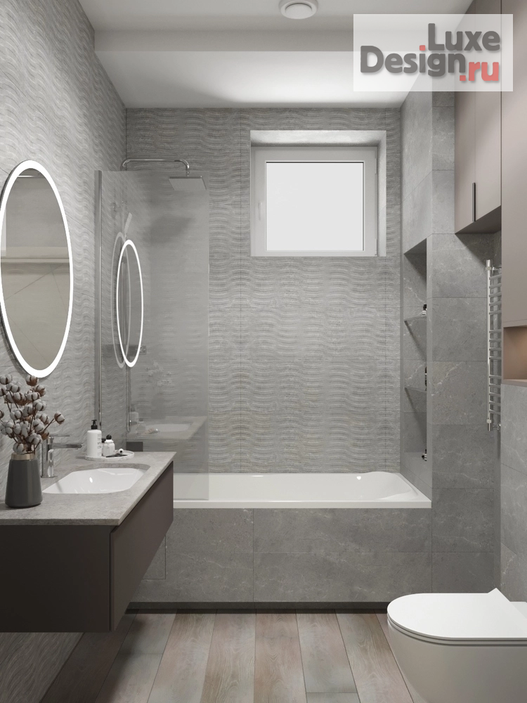 Дизайн интерьера частного дома "Сквер" (фото 13) от дизайнера Грушева Мария Алексеевна Дизайн интерьера частного дома "Сквер" (фото 13)