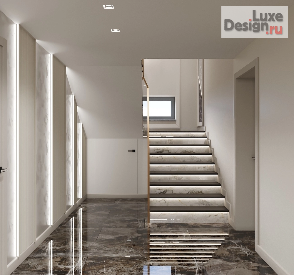 Дизайн интерьера коттеджа "Элегантный шик" (фото 51)