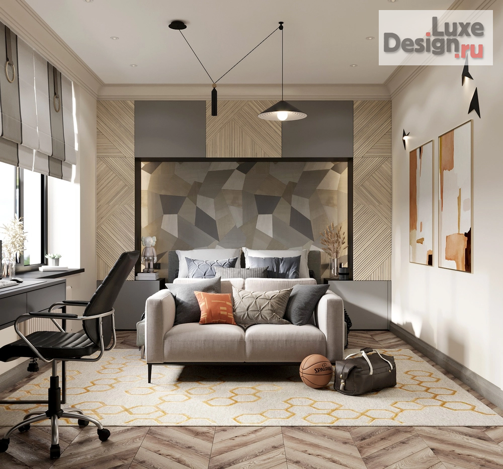 Дизайн интерьера коттеджа "Элегантный шик" (фото 43)