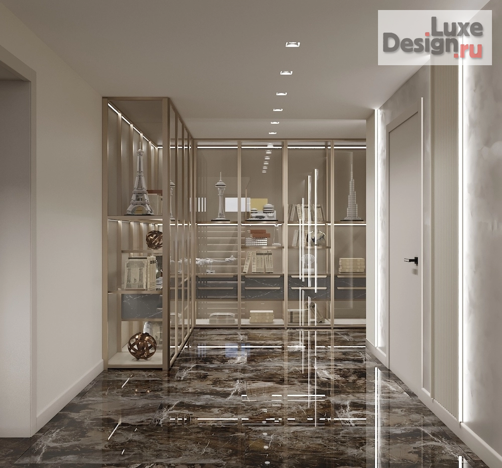 Дизайн интерьера коттеджа "Элегантный шик" (фото 52)