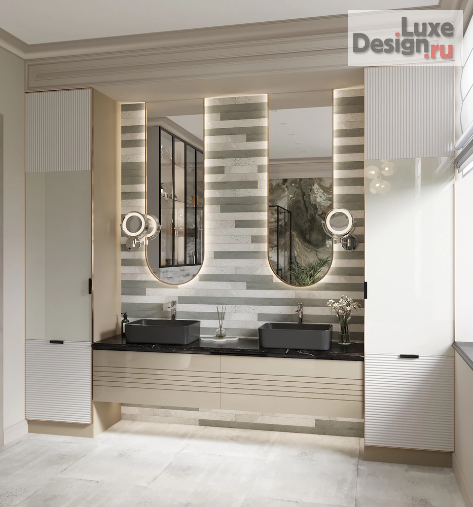 Дизайн интерьера коттеджа "Элегантный шик" (фото 36)