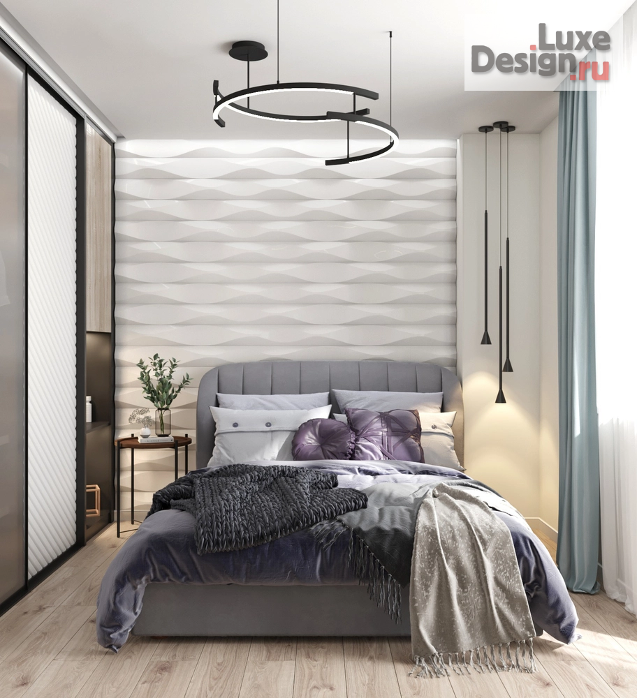 Дизайн интерьера однокомнатной квартиры "Воздушная зефирка " (фото 1)