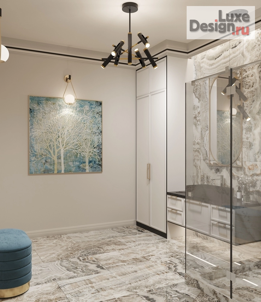 Дизайн интерьера коттеджа "Элегантный шик" (фото 20)