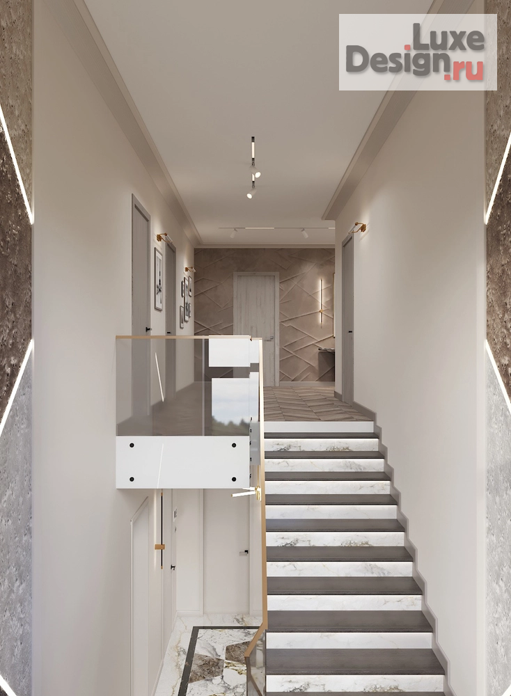 Дизайн интерьера коттеджа "Элегантный шик" (фото 13)