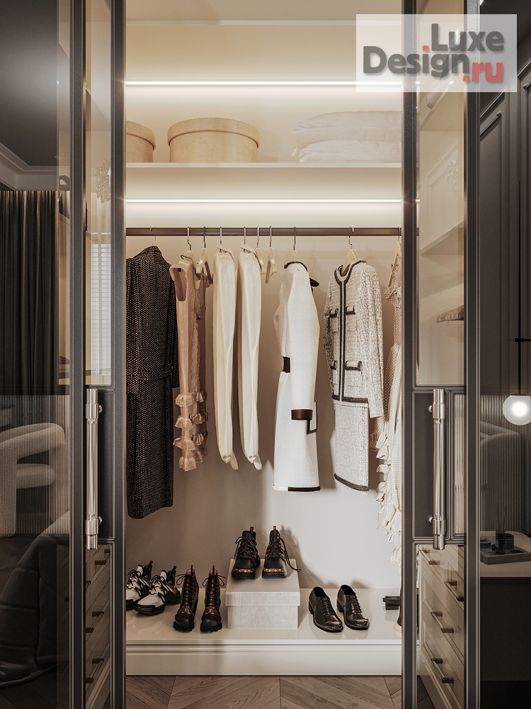 Дизайн интерьера двухкомнатной квартиры "Дизайн квартиры ЖК Династия" (фото 17) от дизайнера Екатерина Архдетали Дизайн интерьера двухкомнатной квартиры "Дизайн квартиры ЖК Династия" (фото 17)