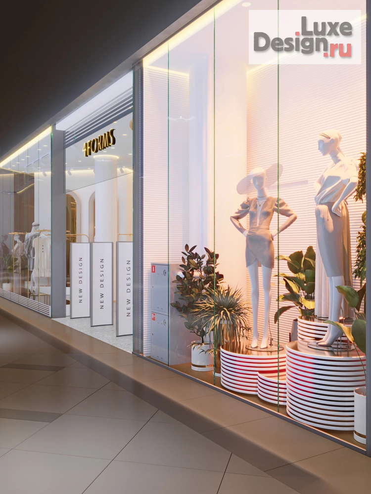 Дизайн интерьера бутика "Дизайн бутик 4FORMS" (фото 13) от дизайнера Екатерина Архдетали Дизайн интерьера бутика "Дизайн бутик 4FORMS" (фото 13)