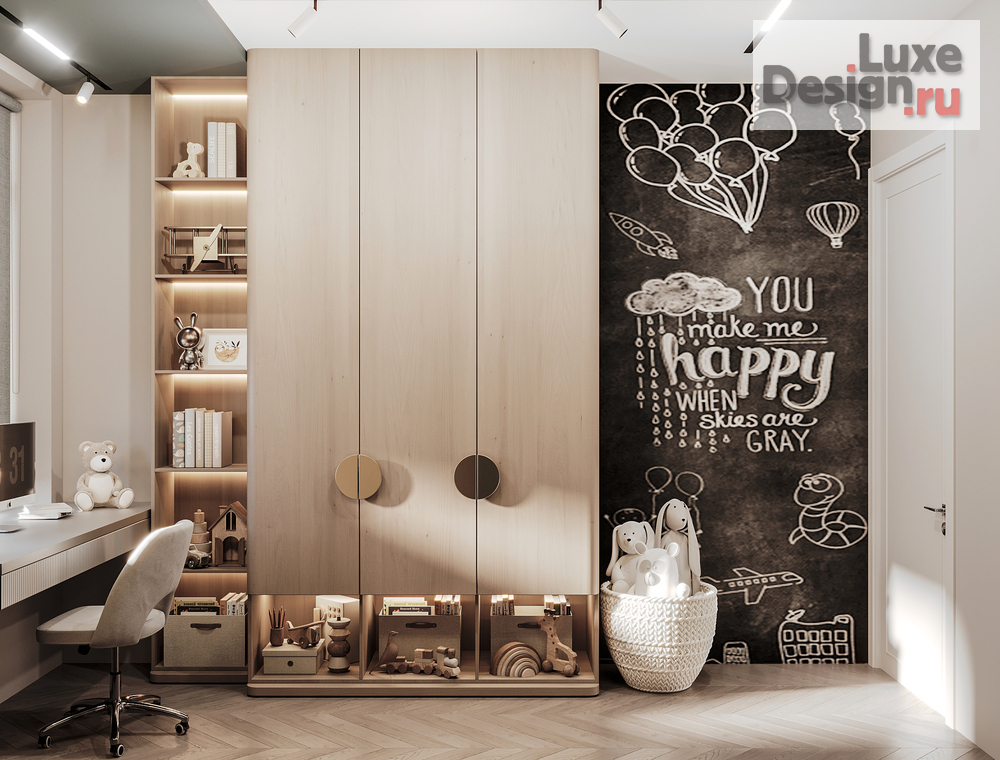 Дизайн интерьера двухкомнатной квартиры "Дизайн квартиры ЖК Династия" (фото 14) от дизайнера Екатерина Архдетали Дизайн интерьера двухкомнатной квартиры "Дизайн квартиры ЖК Династия" (фото 14)