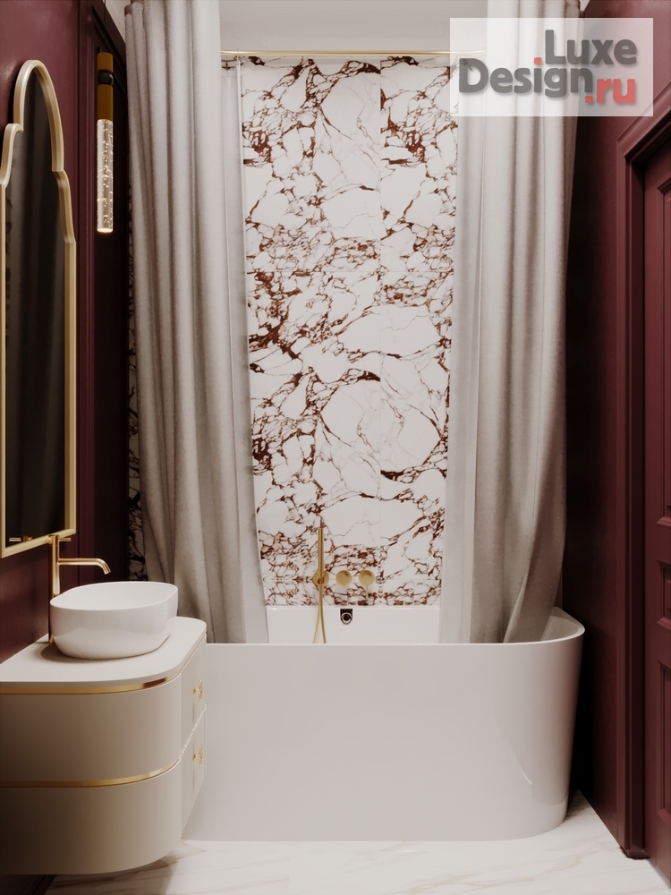 Дизайн интерьера двухкомнатной квартиры "Дизайн интерьера Москва ЖК WOW" (фото 7) от дизайнера Екатерина Архдетали Дизайн интерьера двухкомнатной квартиры "Дизайн интерьера Москва ЖК WOW" (фото 7)