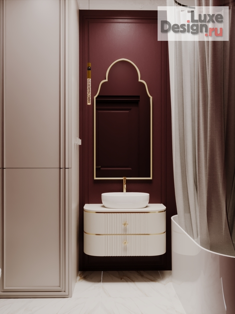 Дизайн интерьера двухкомнатной квартиры "Дизайн интерьера Москва ЖК WOW" (фото 6) от дизайнера Екатерина Архдетали Дизайн интерьера двухкомнатной квартиры "Дизайн интерьера Москва ЖК WOW" (фото 6)