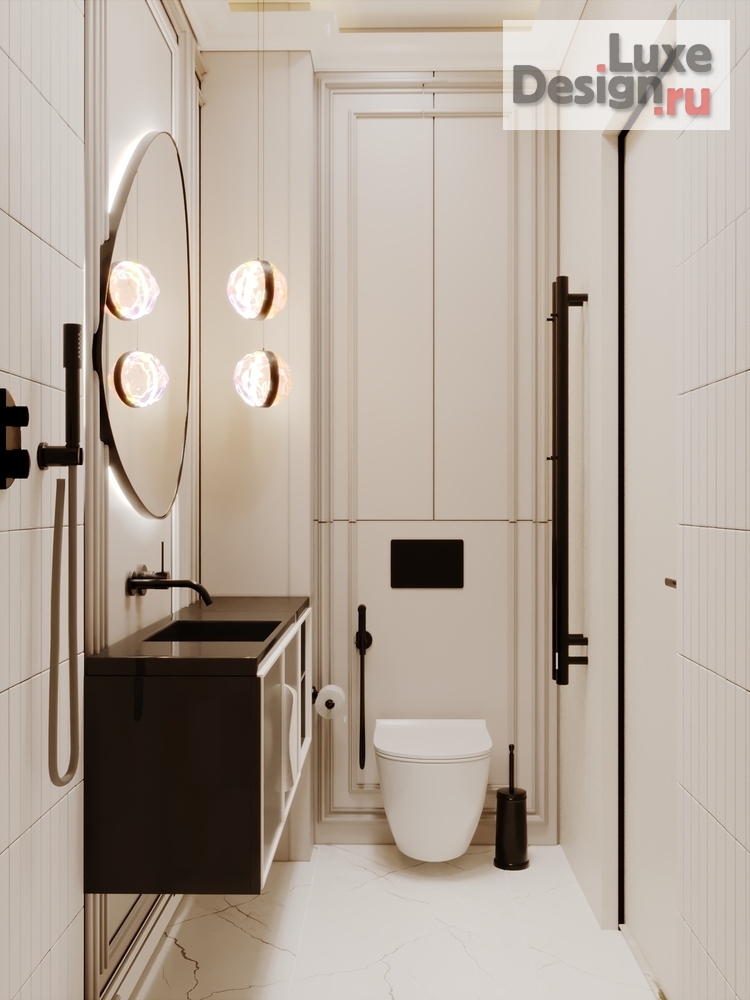 Дизайн интерьера двухкомнатной квартиры "Дизайн интерьера Москва ЖК WOW" (фото 4) от дизайнера Екатерина Архдетали Дизайн интерьера двухкомнатной квартиры "Дизайн интерьера Москва ЖК WOW" (фото 4)