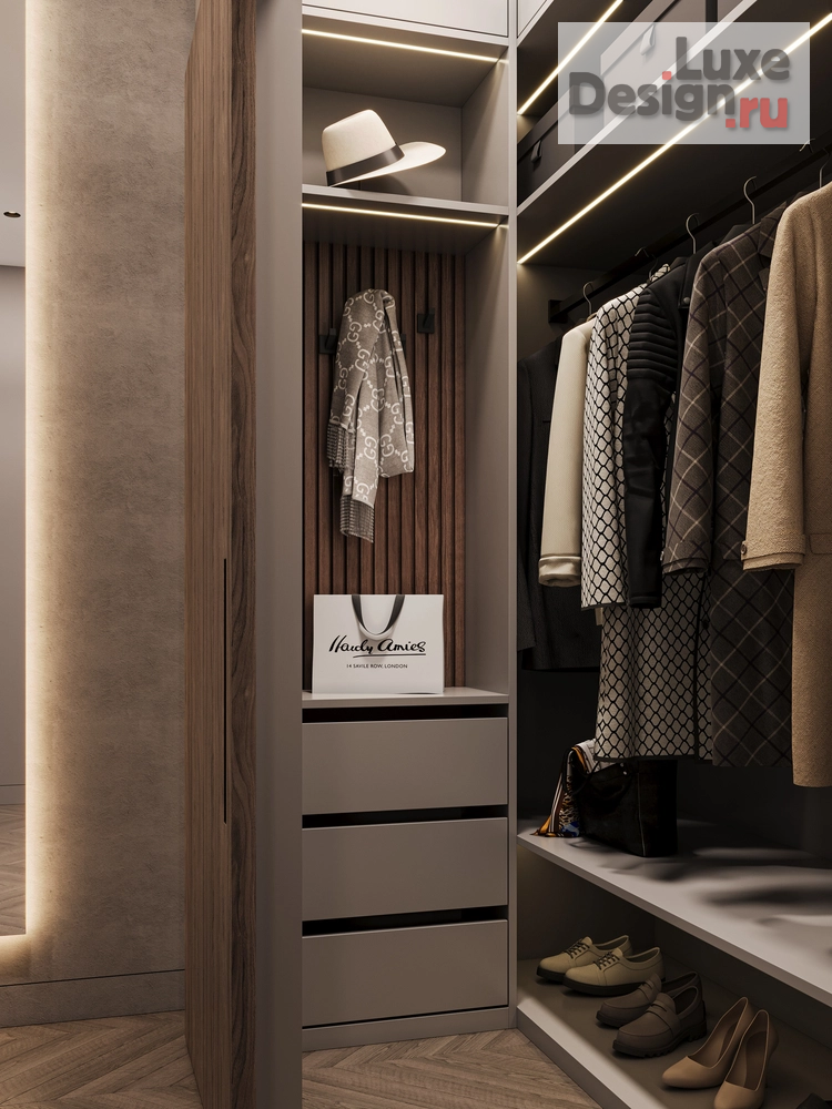 Дизайн интерьера четырехкомнатной квартиры "Дизайн интерьера Одинцово" (фото 62)