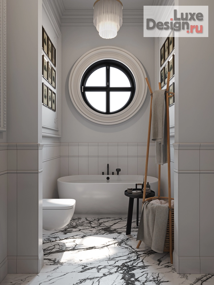 Дизайн интерьера трехкомнатной квартиры "Питер в Москве" (фото 19)