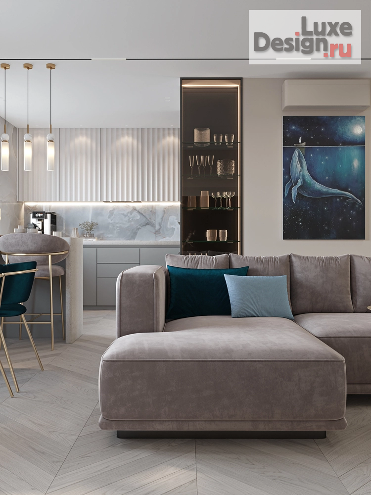 Дизайн интерьера двухкомнатной квартиры "Дизайн интерьера Северный Бульвар " (фото 1)