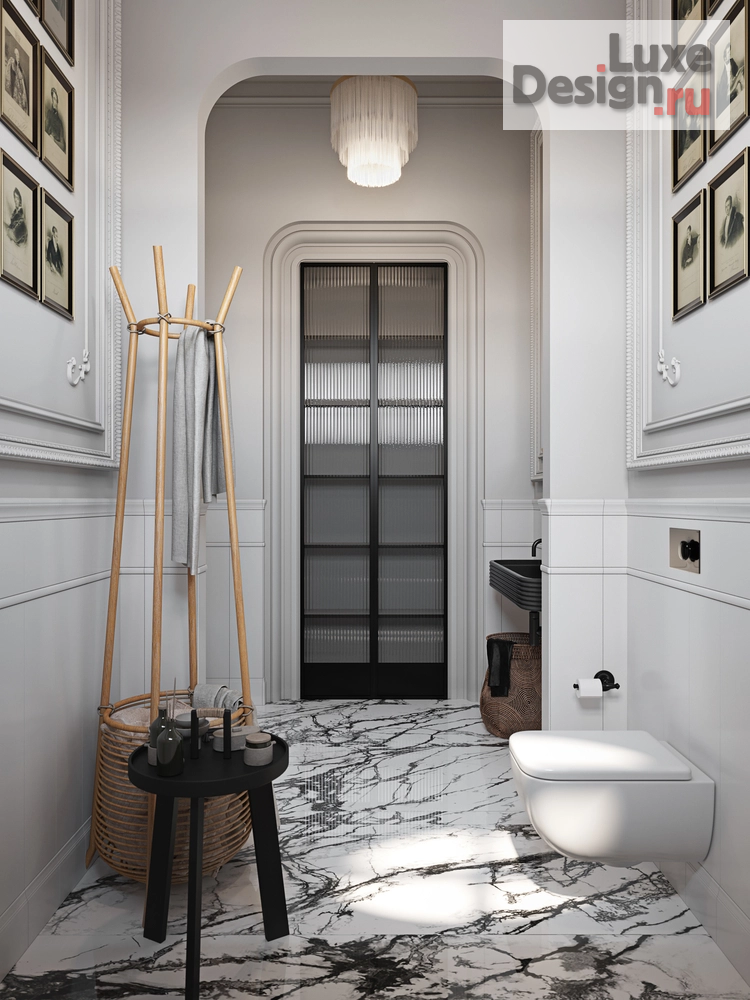 Дизайн интерьера трехкомнатной квартиры "Питер в Москве" (фото 25)