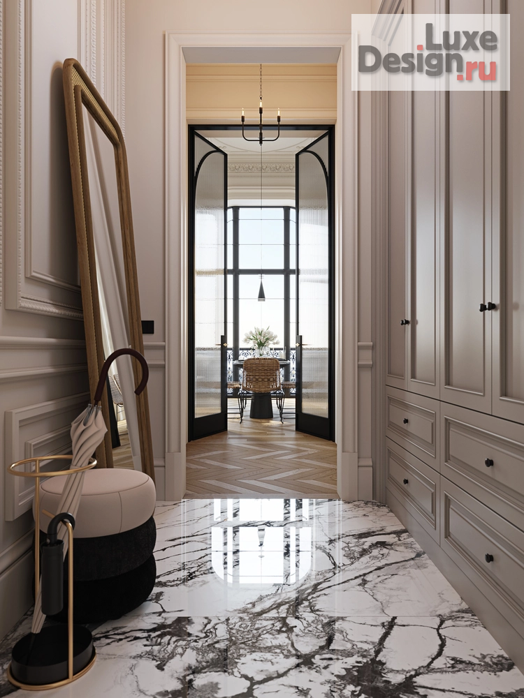 Дизайн интерьера трехкомнатной квартиры "Питер в Москве" (фото 26)