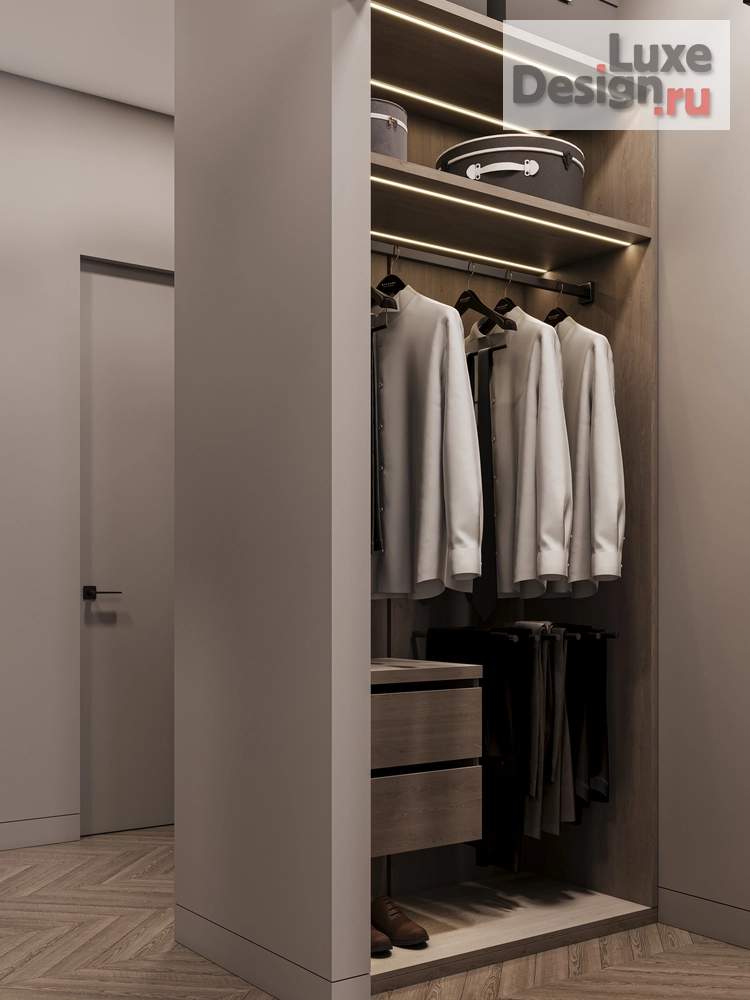 Дизайн интерьера четырехкомнатной квартиры "Дизайн интерьера Одинцово" (фото 69)