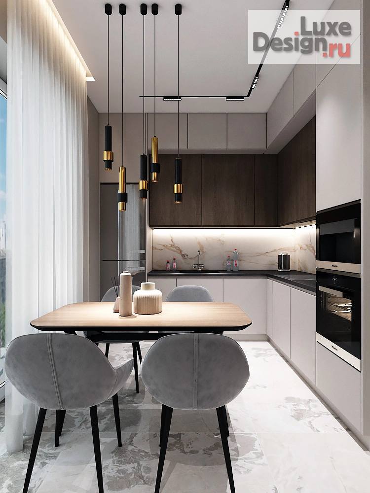 Дизайн интерьера двухкомнатной квартиры "Дизайн квартиры Коммунарка" (фото 5)