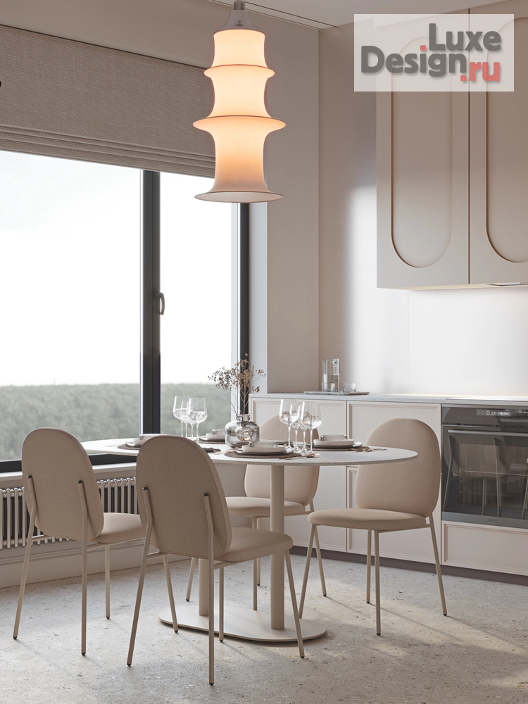 Дизайн интерьера трехкомнатной квартиры "ЖК Остров Нижние Мневники" (фото 2) от дизайнера Екатерина Архдетали Дизайн интерьера трехкомнатной квартиры "ЖК Остров Нижние Мневники" (фото 2)