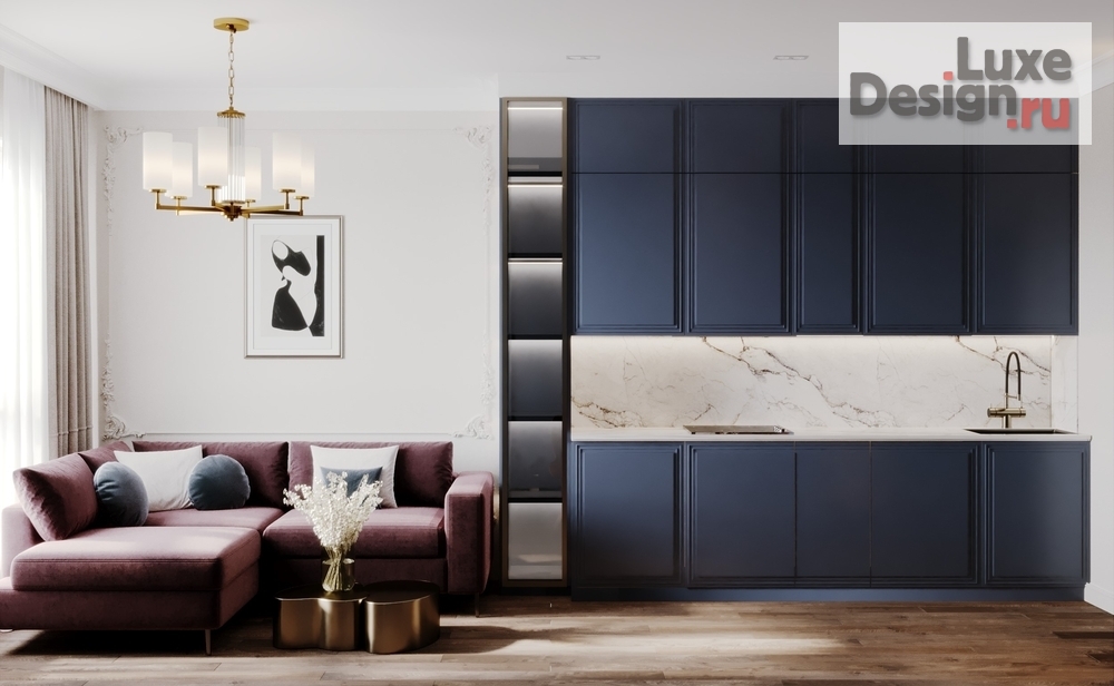 Дизайн интерьера двухкомнатной квартиры "Дизайн интерьера Москва ЖК WOW" (фото 19)