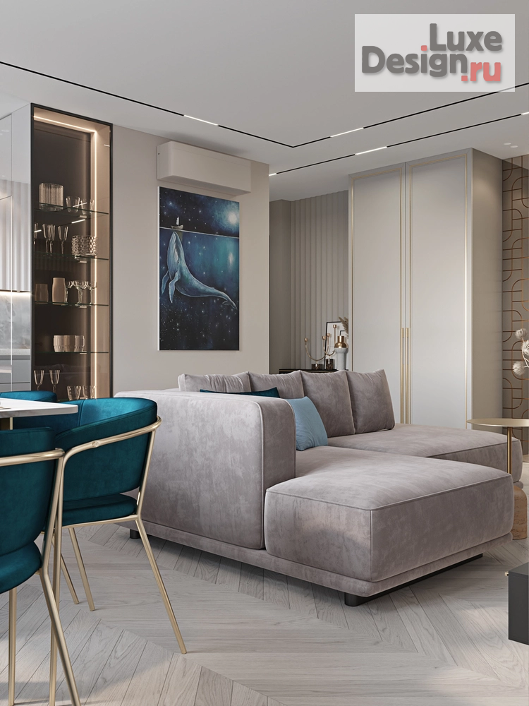 Дизайн интерьера двухкомнатной квартиры "Дизайн интерьера Северный Бульвар " (фото 2)