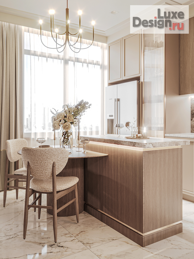 Дизайн интерьера двухкомнатной квартиры "Дизайн квартиры ЖК Династия" (фото 23)