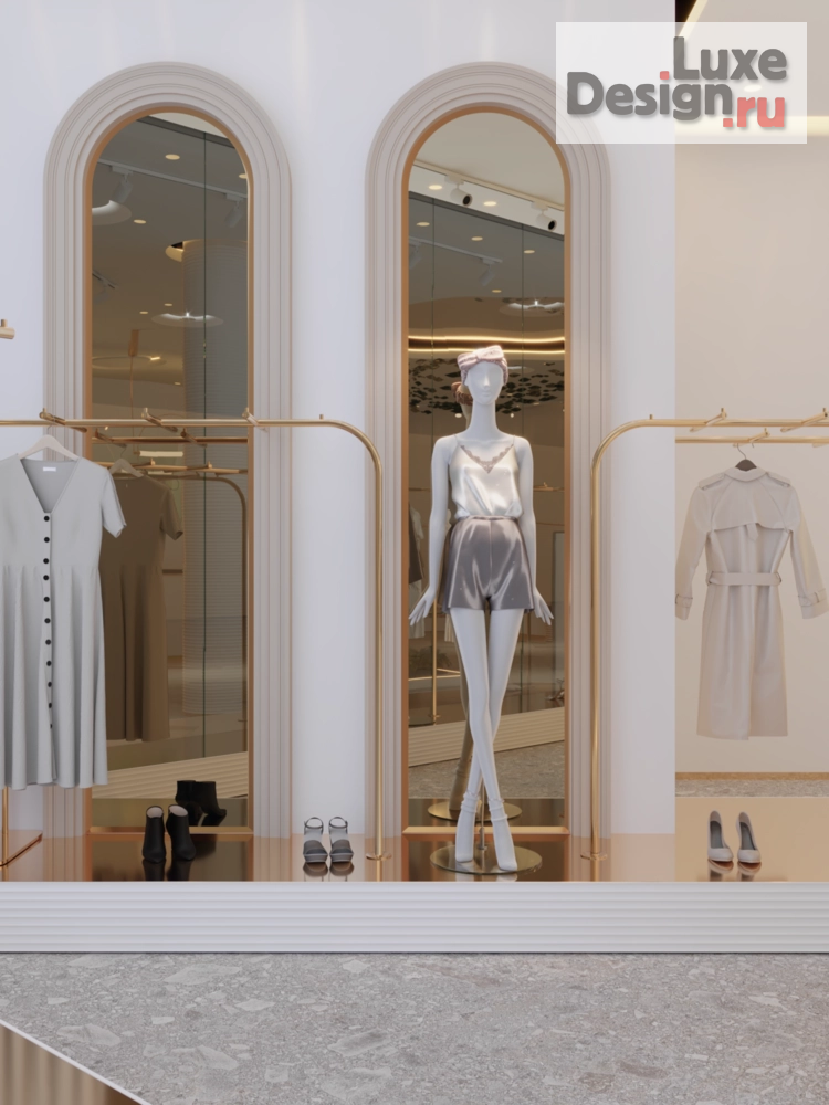 Дизайн интерьера бутика "Дизайн бутик 4FORMS" (фото 5) от дизайнера Екатерина Архдетали Дизайн интерьера бутика "Дизайн бутик 4FORMS" (фото 5)