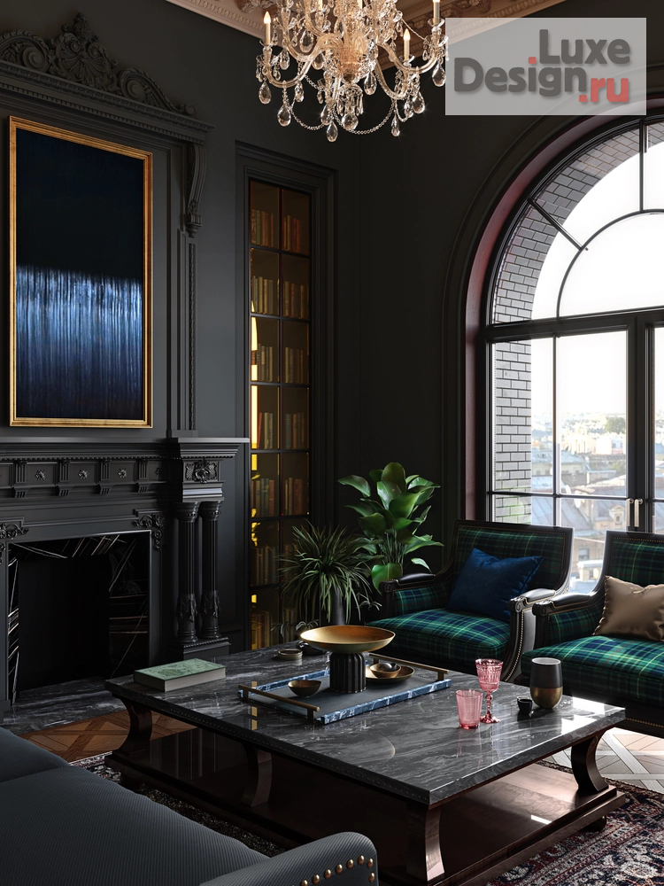 Дизайн интерьера двухкомнатной квартиры "ЖК Премиум класса" (фото 3)