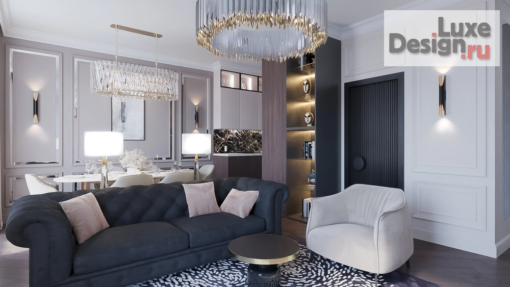 Дизайн интерьера двухкомнатной квартиры "Дизайн квартиры Вернадского " (фото 16)