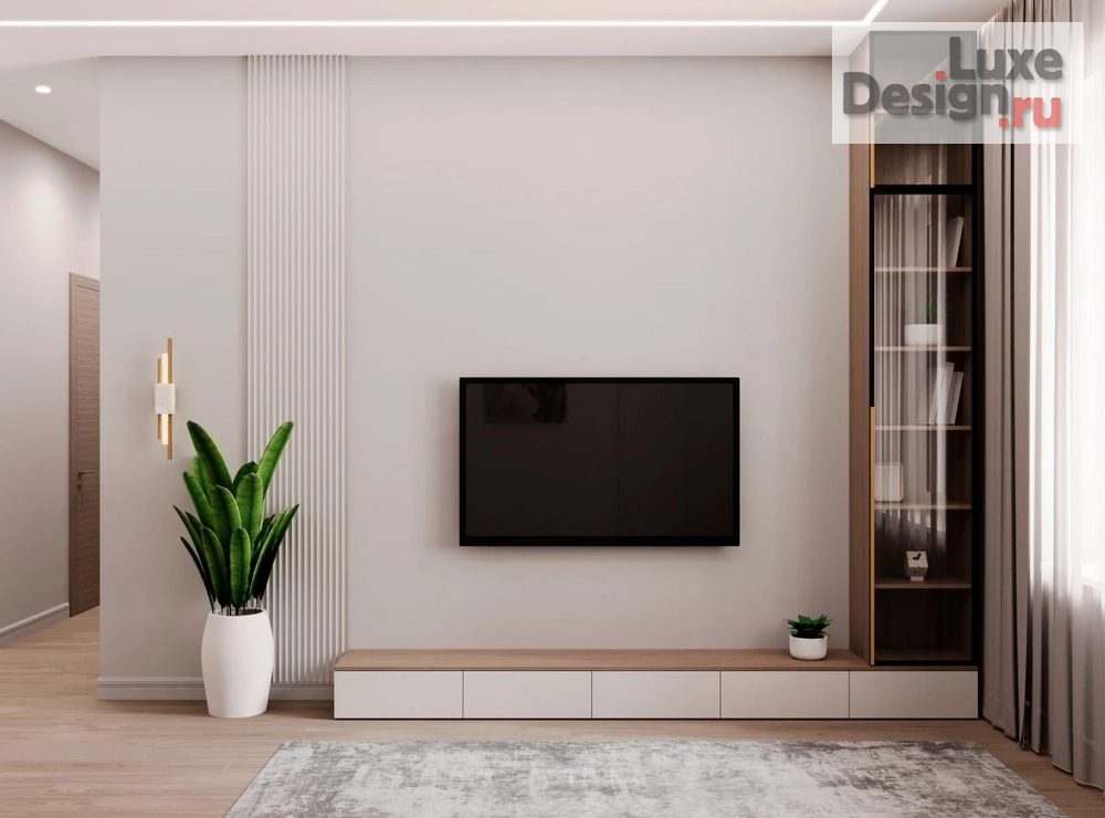 Дизайн интерьера трехкомнатной квартиры "Дизайн интерьера коломенская" (фото 4)