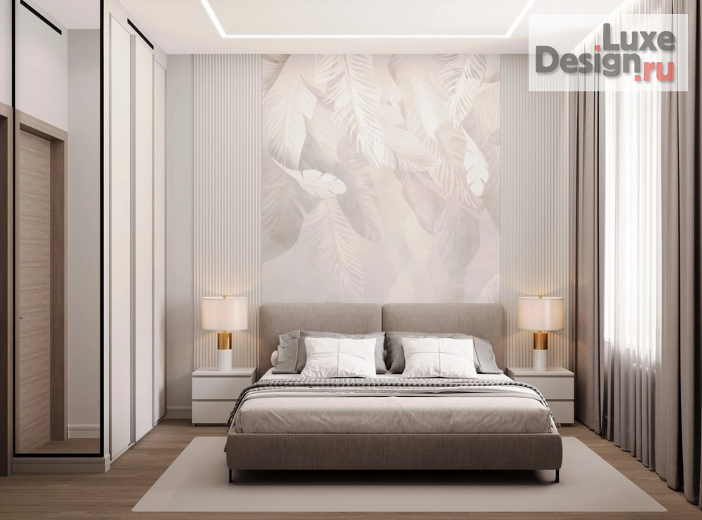 Дизайн интерьера трехкомнатной квартиры "Дизайн интерьера коломенская" (фото 5)