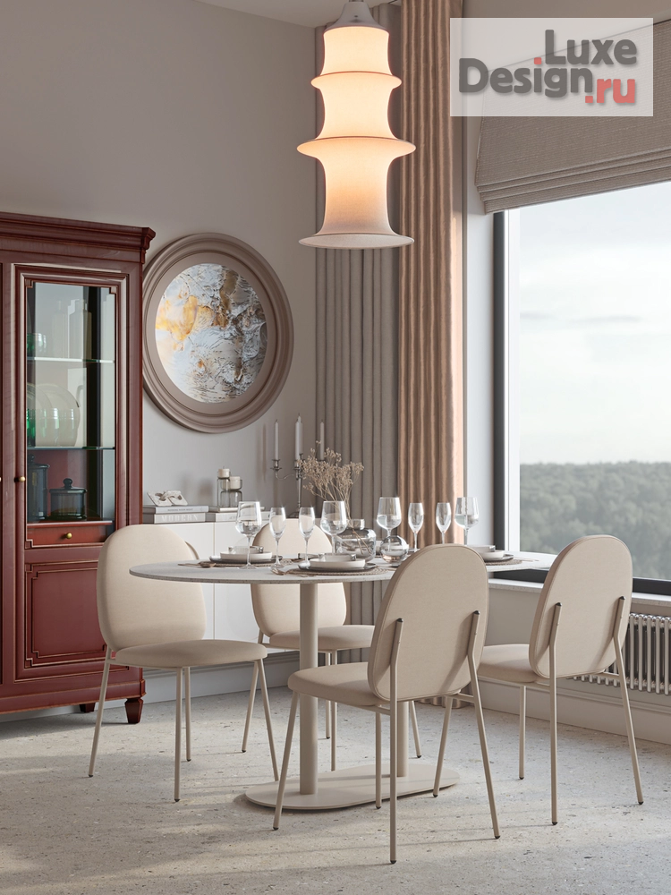 Дизайн интерьера трехкомнатной квартиры "ЖК Остров Нижние Мневники" (фото 5) от дизайнера Екатерина Архдетали Дизайн интерьера трехкомнатной квартиры "ЖК Остров Нижние Мневники" (фото 5)