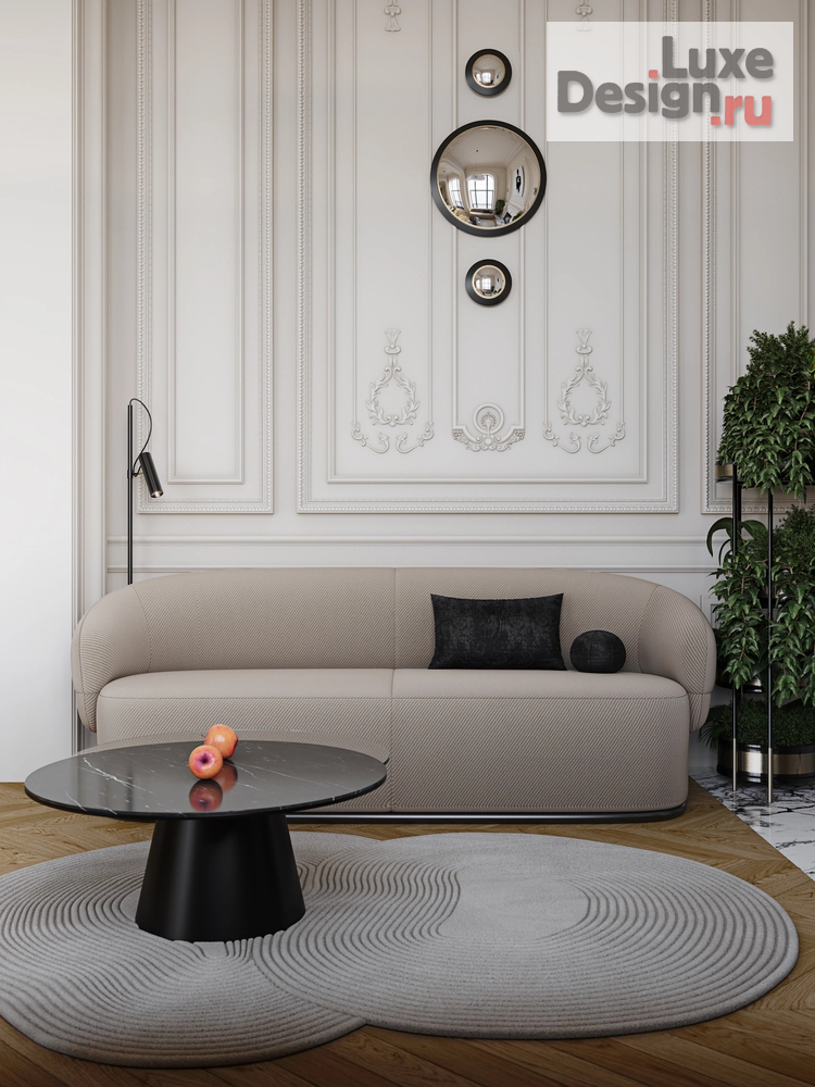 Дизайн интерьера трехкомнатной квартиры "Питер в Москве" (фото 6)