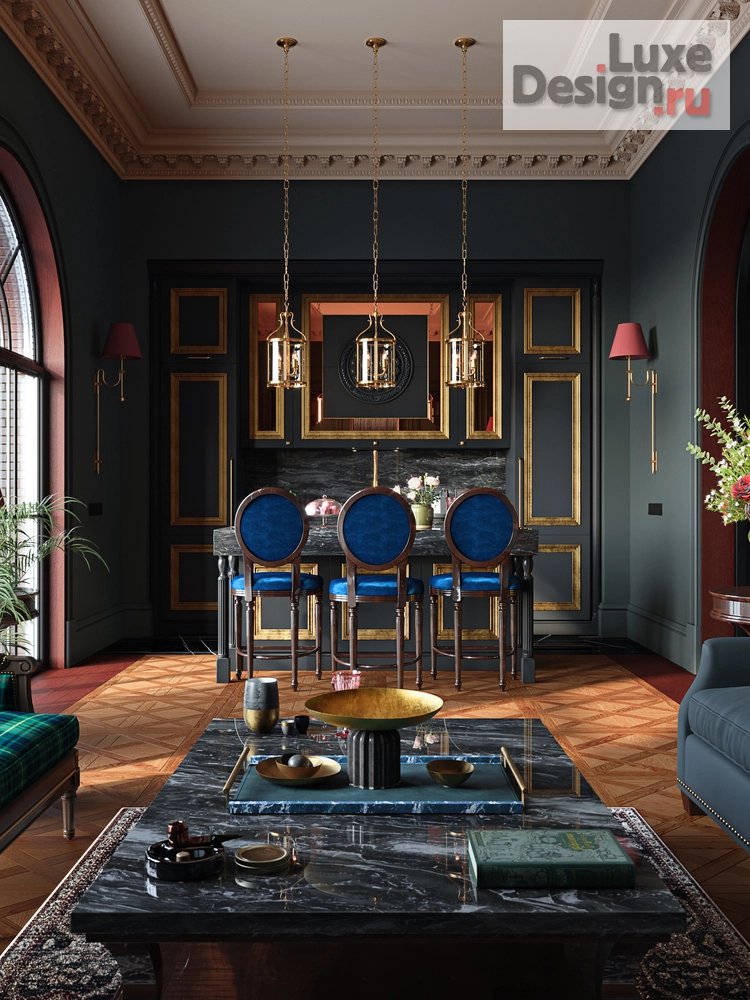 Дизайн интерьера двухкомнатной квартиры "ЖК Премиум класса" (фото 7)