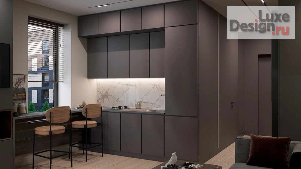 Дизайн интерьера двухкомнатной квартиры "Дизайн интерьера Нахимовский " (фото 9)