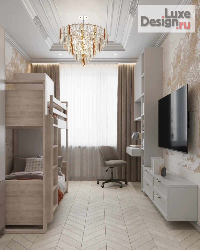 Дизайн интерьера трехкомнатной квартиры "Дизайн квартиры Королев" (фото 12)