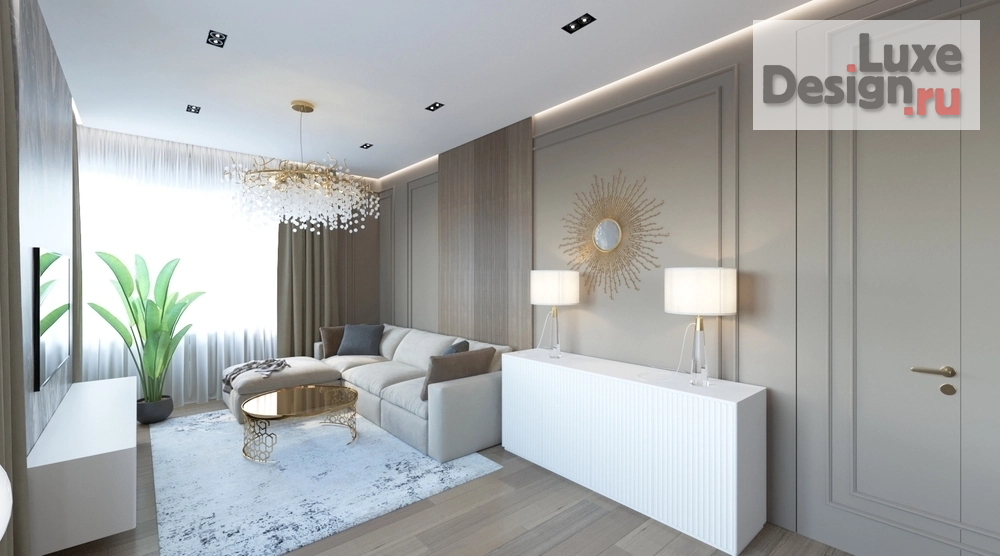 Дизайн интерьера двухкомнатной квартиры "Дизайн Ленинградское ш" (фото 5)