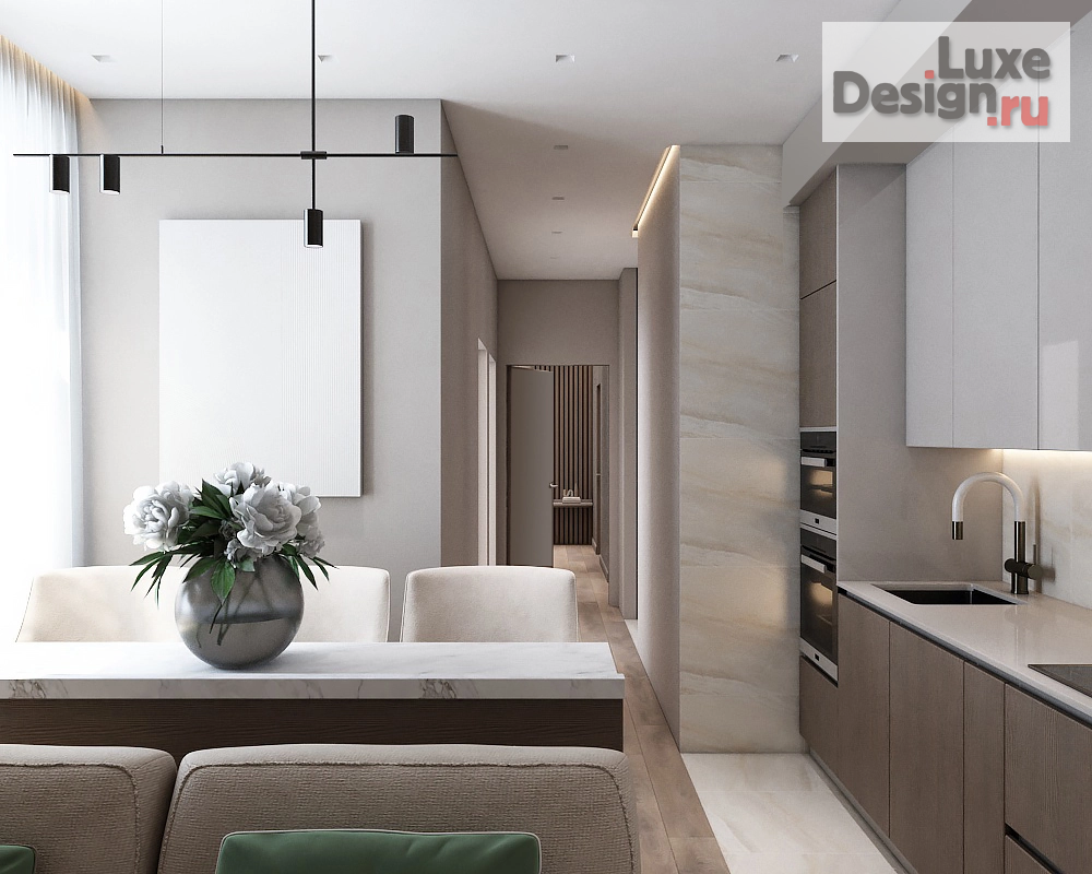 Дизайн интерьера двухкомнатной квартиры "Дизайн квартиры Химки" (фото 4)