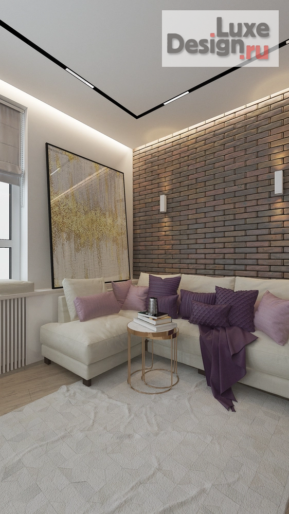 Дизайн интерьера двухкомнатной квартиры "Дизайн Таганская" (фото 1)