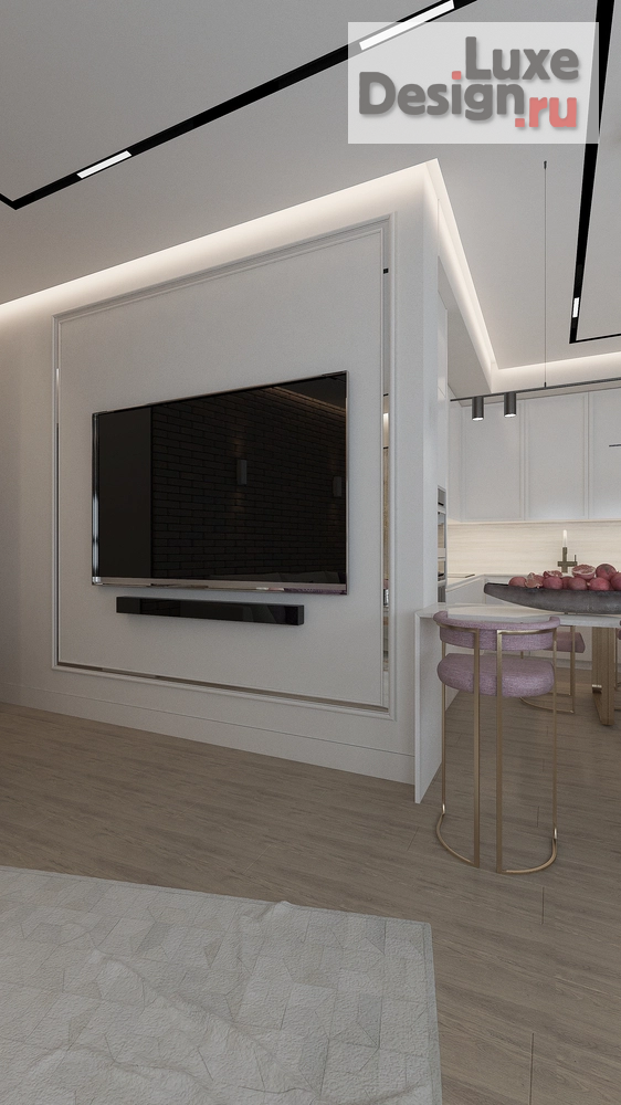 Дизайн интерьера двухкомнатной квартиры "Дизайн Таганская" (фото 2)