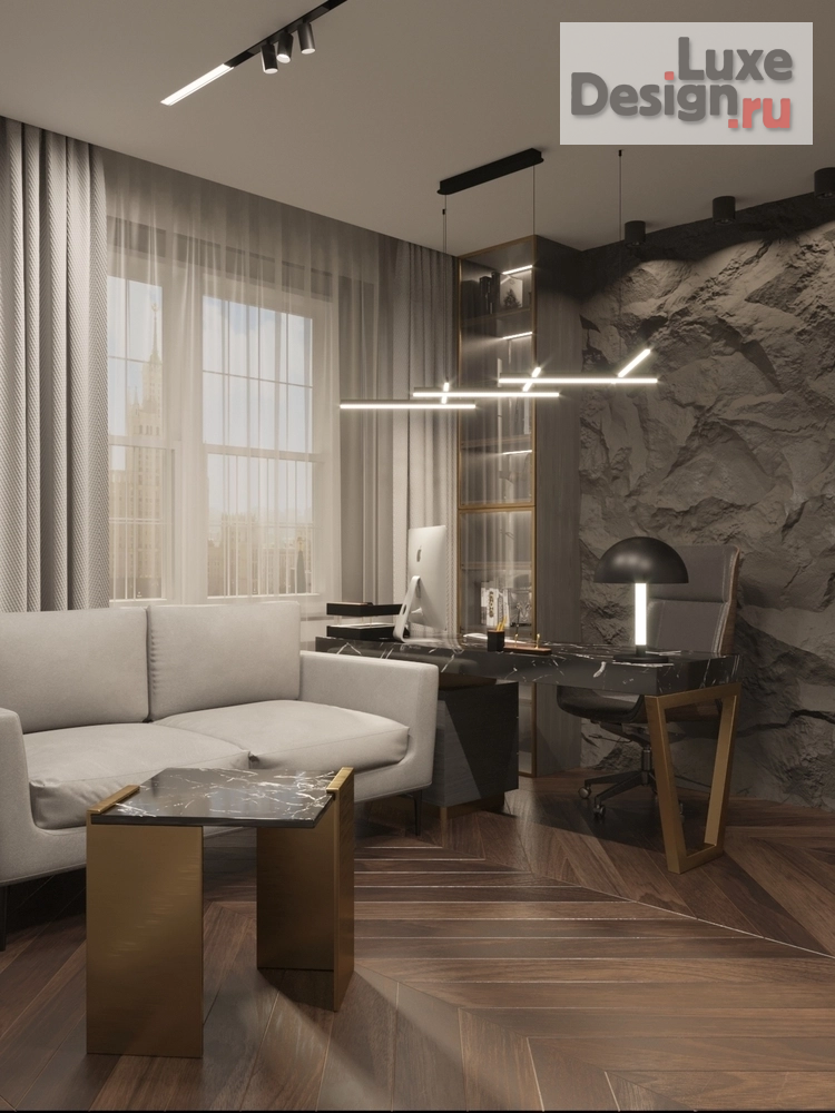 Дизайн интерьера двухкомнатной квартиры "Сталинка на курской" (фото 8)