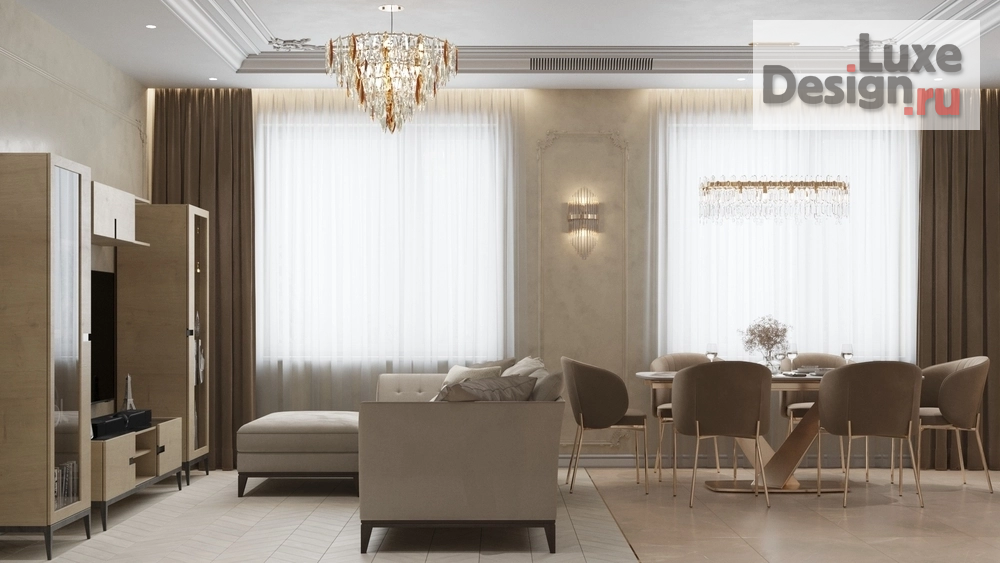 Дизайн интерьера трехкомнатной квартиры "Дизайн квартиры Королев" (фото 15)