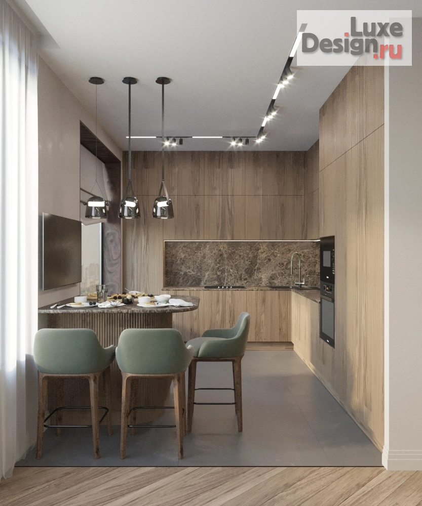 Дизайн интерьера двухкомнатной квартиры "Дизайн квартиры Видное " (фото 7)