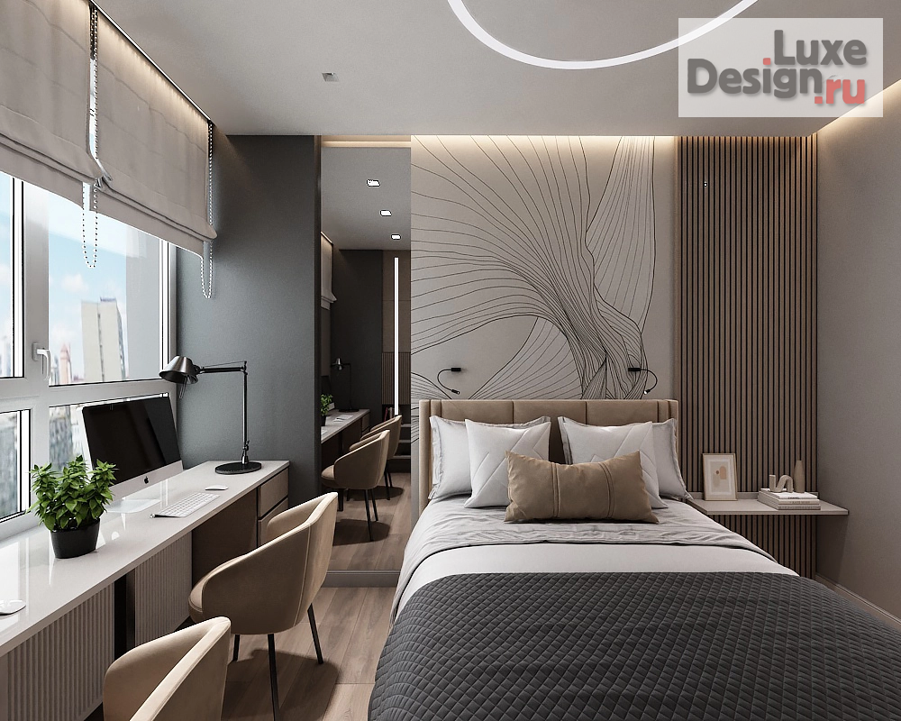 Дизайн интерьера двухкомнатной квартиры "Дизайн квартиры Химки" (фото 11)