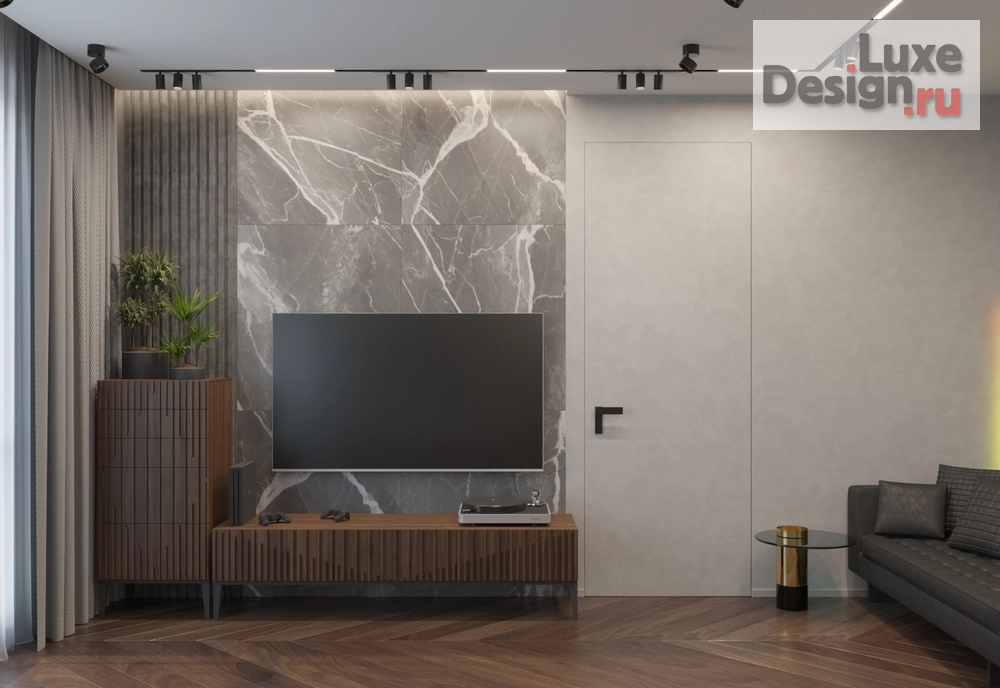 Дизайн интерьера двухкомнатной квартиры "Сталинка на курской" (фото 12)