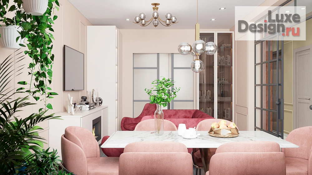 Дизайн интерьера двухкомнатной квартиры "Дизайн рязанский проспект" (фото 1)