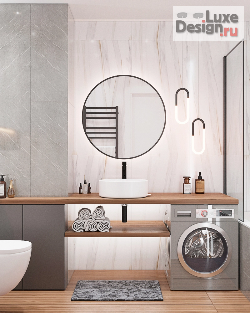 Дизайн интерьера трехкомнатной квартиры "Дизайн проект Люберцы" (фото 1)